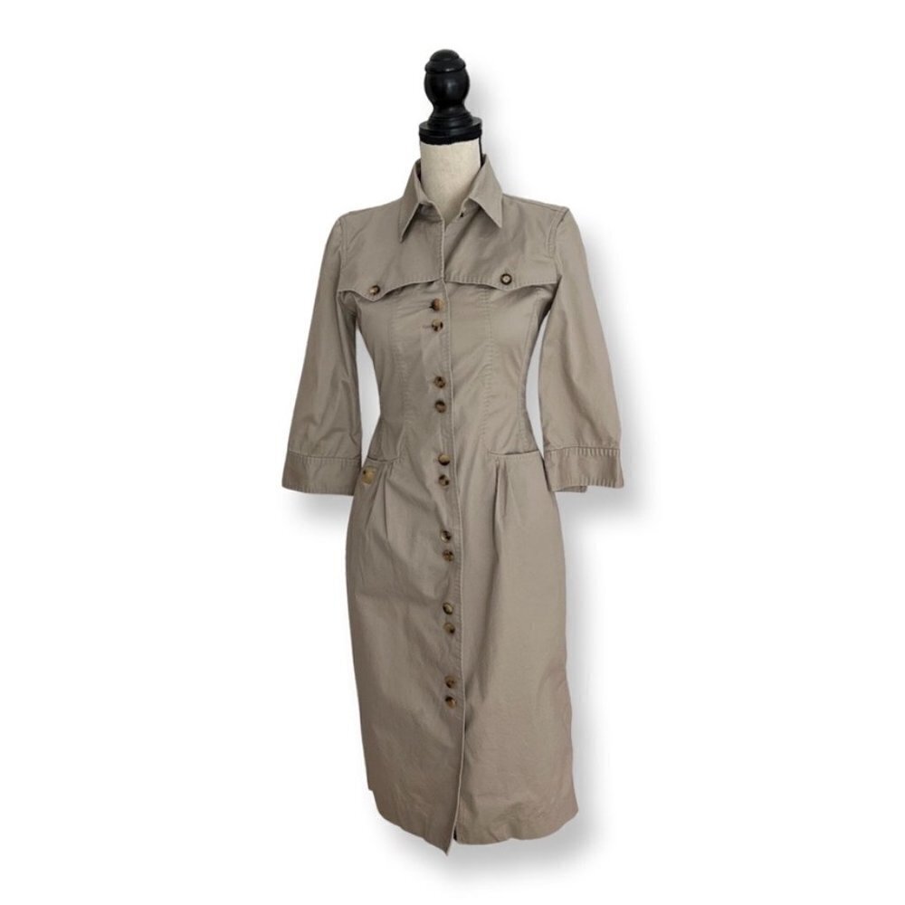 Carolina Herrera Tan tone spring jacket size 6
